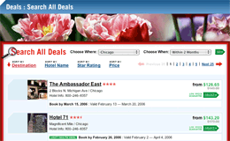 Deals Search Results